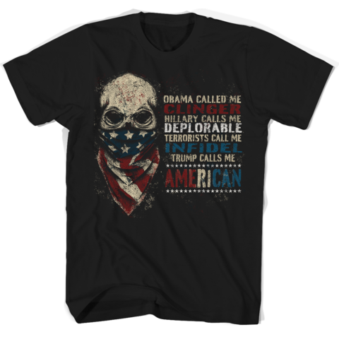 Calls Me American - Skull Flag